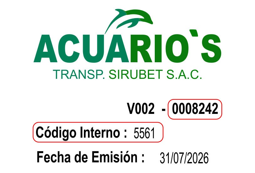 Guía para llenar la orden de servicio